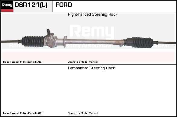 DELCO REMY Рулевой механизм DSR129L